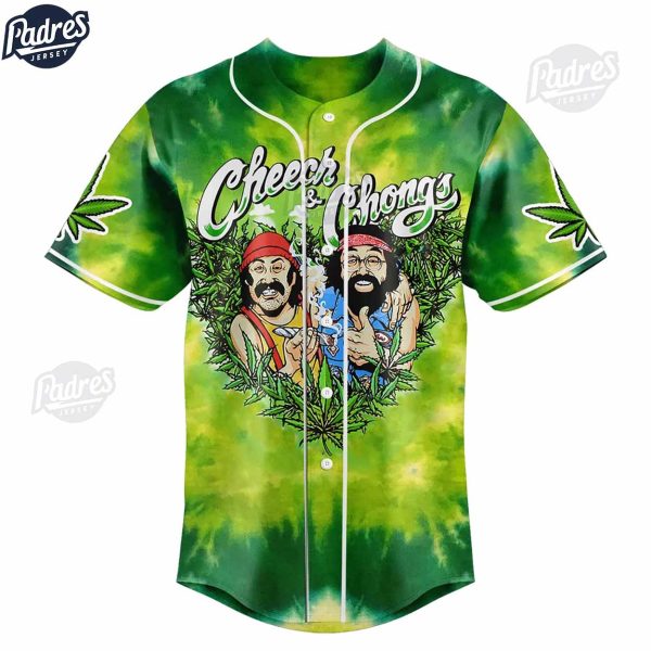 Cheech Chong Weed Baseball Jersey 3