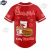 Chick Fil A Is My Valentine Custom Baseball Jersey 2