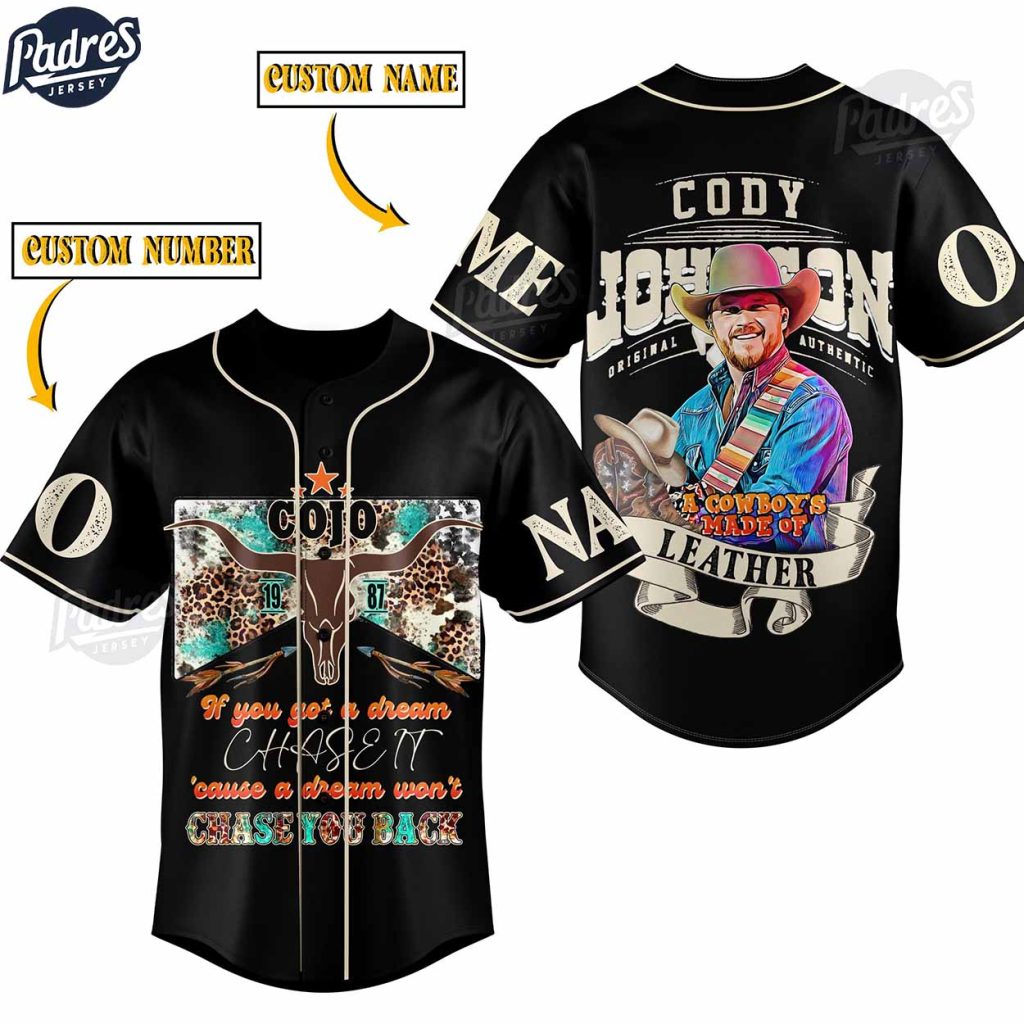 Cody Johnson Singer And Music Composer Custom Baseball Jersey Shirt