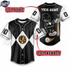 Custom Black Ranger Power Rangers Baseball Jersey 2