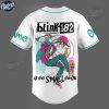 Custom Blink 182 All The Small Things Skeleton Baseball Jersey 3