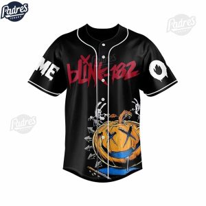 Custom Blink-182 Jason Voorhees Halloween Baseball Jersey