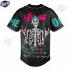 Custom Blink 182 Skeleton Baseball Jersey 2