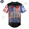 Custom Blink 182 Skeleton My Friends Say I Should Act My Age What's My Age Again Baseball Jersey 3