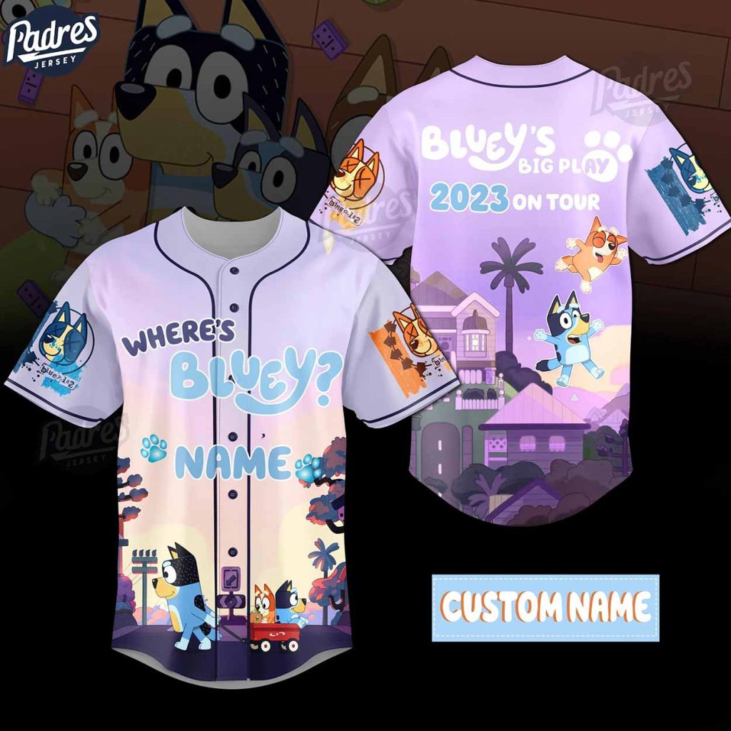 Custom Bluey 2023 Baseball Jersey