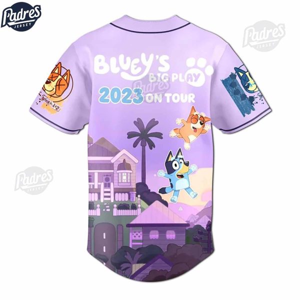 Custom Bluey 2023 Baseball Jersey 3