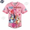 Custom Bluey Valentine Baseball Jersey 3