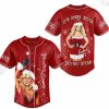 Custom Christmas Britney Spears Baseball Jersey 1