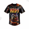 Custom Christmas Kiss Baseball Jersey 2