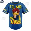 Custom Cyclops To Me X men Baseball Jersey 2