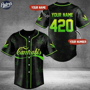 Custom Enjoy Cannabis Baseball Jersey 1