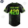 Custom Enjoy Cannabis Baseball Jersey 4