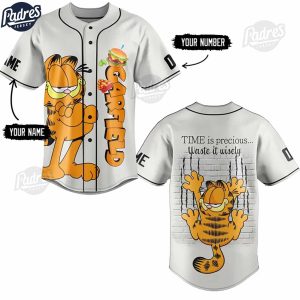 Custom Garfield Baseball Jersey 1