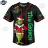 Custom Grinch Christmas Baseball Jersey 3