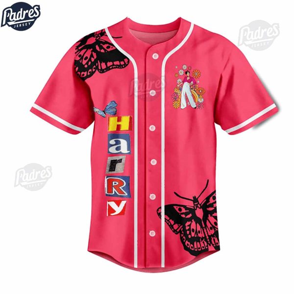 Custom Harry Styles Love On Tour 2023 Baseball Jersey 1