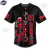 Custom Marvel Deadpool Baseball Jersey Shirt 2