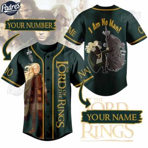 Custom Movie The Lord Of The Rings Baseball Jersey 1