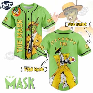 Custom Movie The Mask Baseball Jersey 1