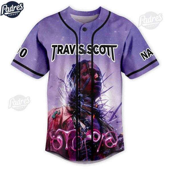 Custom Music Travis Scott Baseball Jersey 2