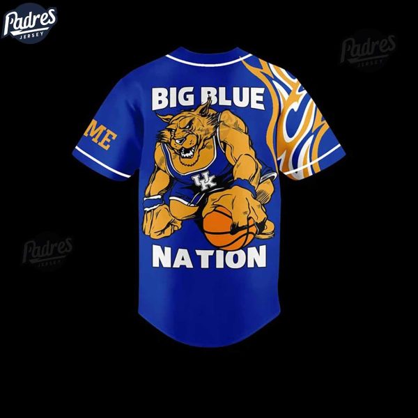 Custom NCAA Basketball Kentucky Wildcats Baseball Jersey 2