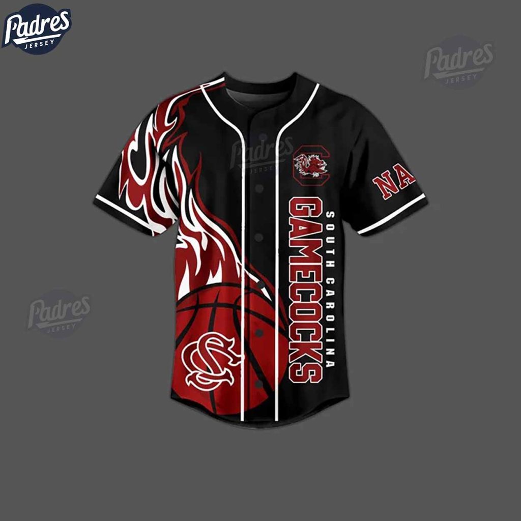 Custom NCAA Basketball South Carolina Gamecocks Baseball Jersey