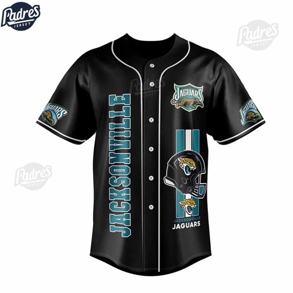 Custom NFL Jacksonville Jaguars Baseball Jersey 2