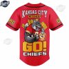 Custom NFL Kansas City Chiefs Baseball Jersey 2