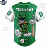 Custom Power Rangers Green Ranger Baseball Jersey 4