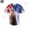 Custom Rhea Ripley Mamis Always On Top WWE Baseball Jersey 3
