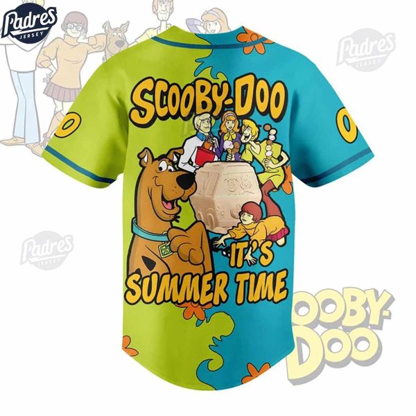 Custom Scooby Doo Summer Beach Baseball Jersey 3