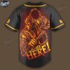 Custom Scorpion Get Over Here Mortal Kombat Baseball Jersey 2