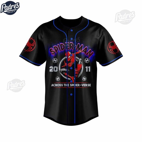 Custom Spider Man 3D Baseball Jersey 3