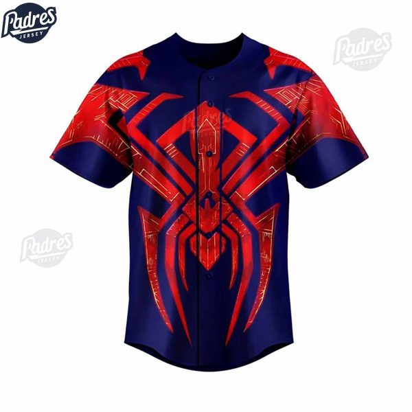 Custom Spider Man 3D Marvel Baseball Jersey 3