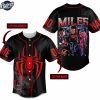 Custom Spider Man Miles Morales Baseball Jersey 1
