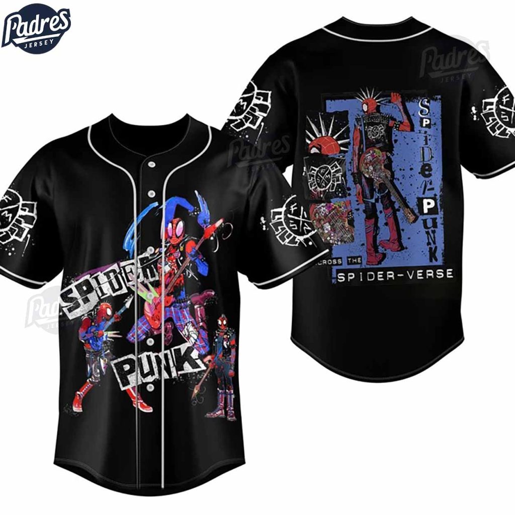 Custom Spider-Punk Baseball Jersey