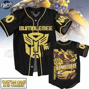 Custom Transformers BumBlebee Baseball Jersey 1