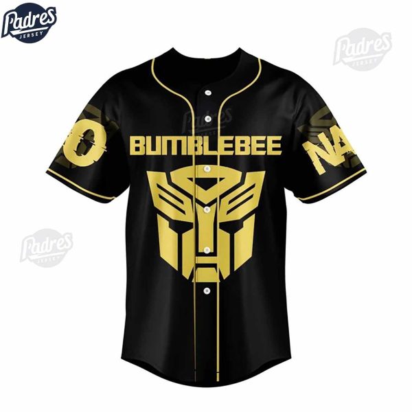 Custom Transformers BumBlebee Baseball Jersey 4