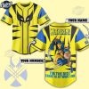 Custom Wolverine I'm The Best There Is At What I Do X men Baseball Jersey 1