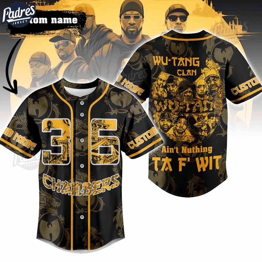 Custom Wu-Tang Clan Baseball Jersey