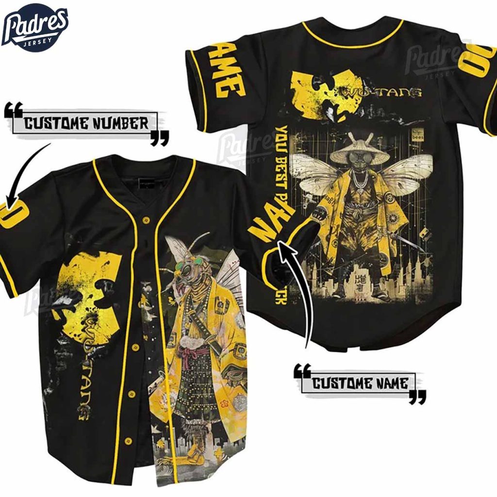 Custom Wu-Tang Clan Baseball Jersey Style