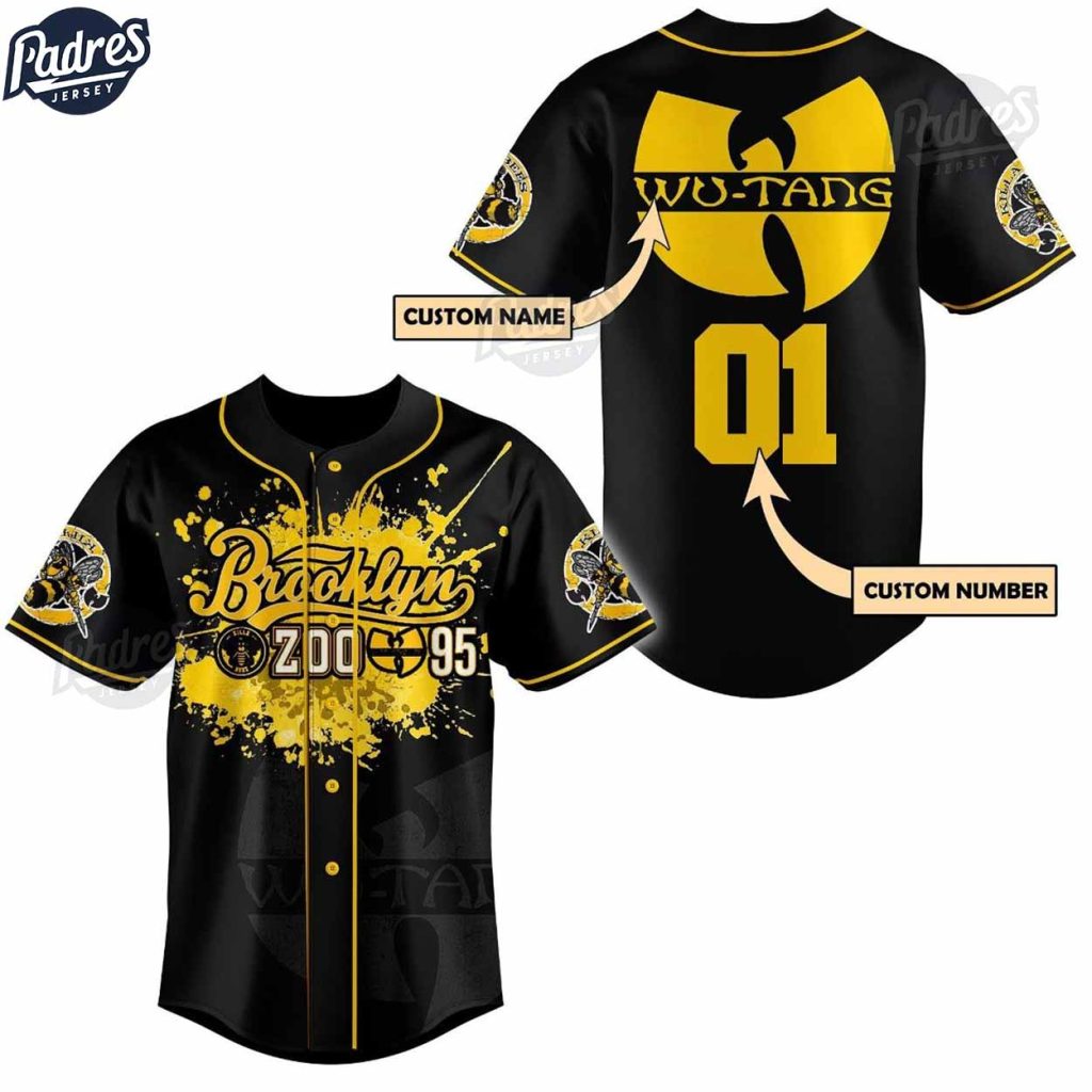 Custom Wu-Tang Clan Brooklyn Baseball Jersey