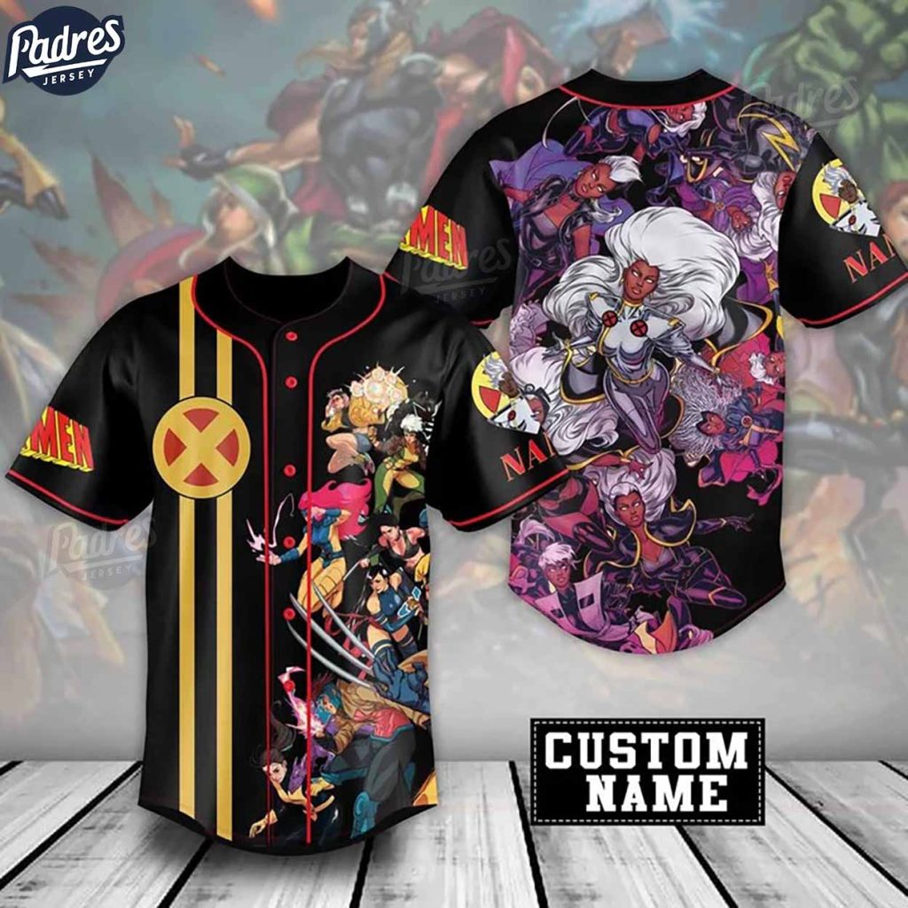 Custom X-Men 97 Storm Baseball Jersey