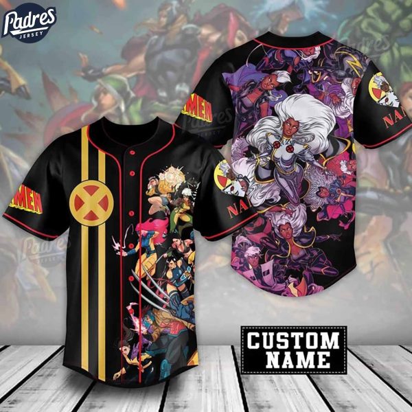 Custom X Men 97 Storm Baseball Jersey 1