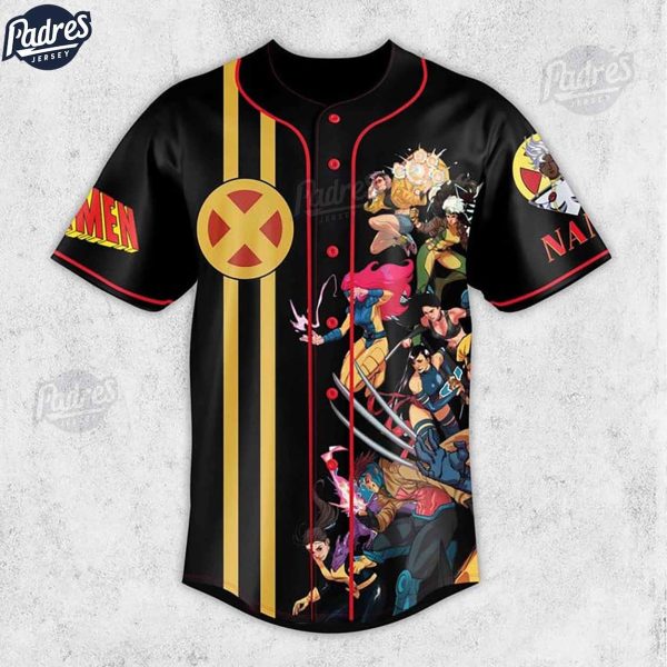 Custom X Men 97 Storm Baseball Jersey 2