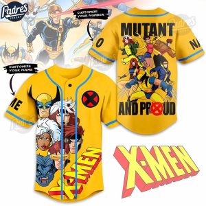 Custom X-men 97 Mutant Proud Retro Baseball Jersey