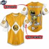 Custom Yellow Ranger Power Rangers Baseball Jersey 2