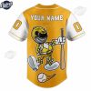 Custom Yellow Ranger Power Rangers Baseball Jersey 4