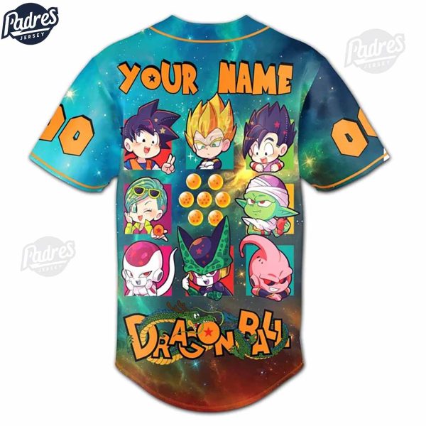 Cute Dragon Ball Z Custom Baseball Jersey 3