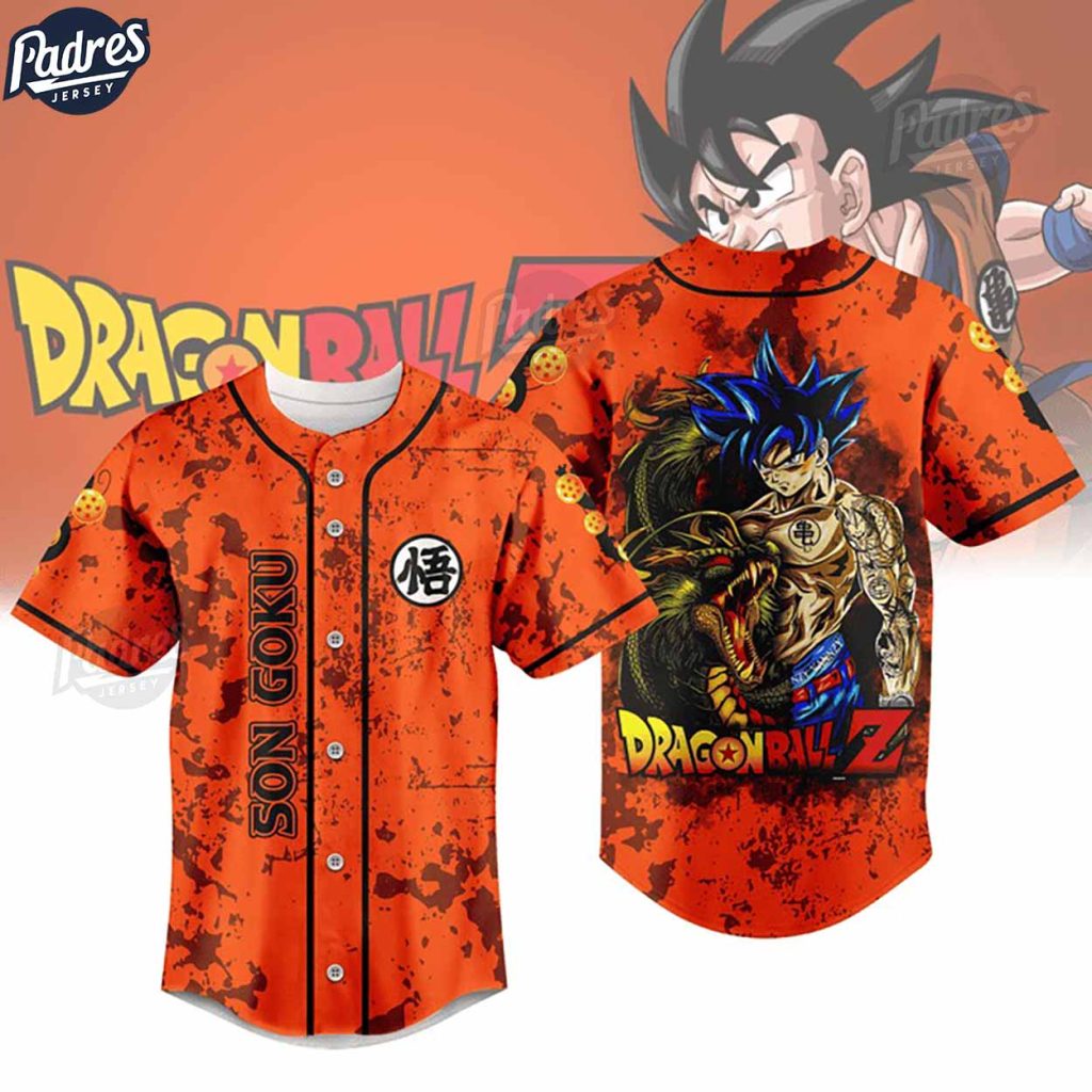 DragonBall Z Son Goku Baseball Jersey