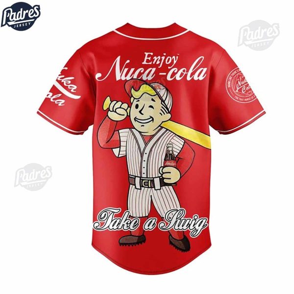 Enjoy Nuka Cola Fallout Custom Baseball Jersey 2
